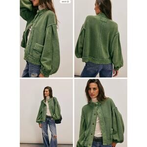 *Flawed* We The Free Cute In This Cardi | Frosty Spruce | Size XS